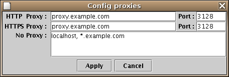 Configuring upstream proxies